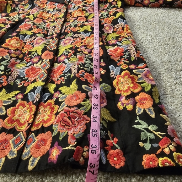 Johnny Was Biya Embroidered Coat *Rare - Picture 11 of 16